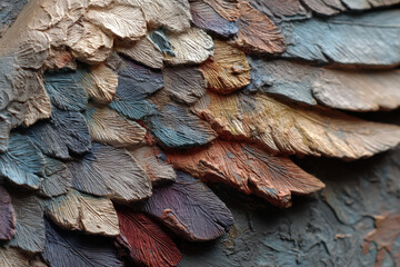 Close-up of weathered wood plank with intricate natural patterns, highlighting textures and knots.
