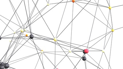 Obraz premium Stock photo of an abstract network. Ideal for tech, connection, and global concepts.