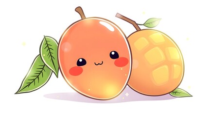 vector illustration of an mango
