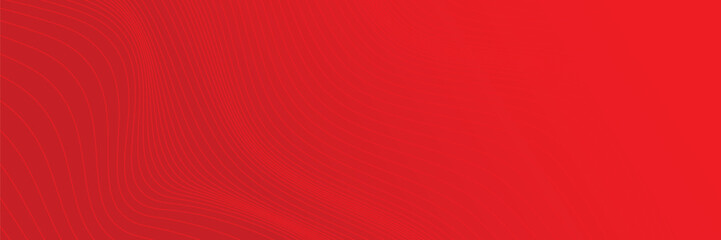 Red Wave Lines Pattern Background. Technology Banner. Vector Illustration. Abstract Business Wallpaper