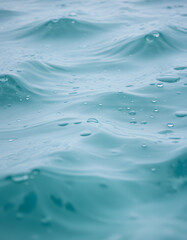 Crystal-clear water droplets gently rippling the serene liquid surface., vintage. with white shades