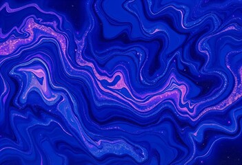 Fototapeta premium Picture Fluid art with a shimmering galaxy effect