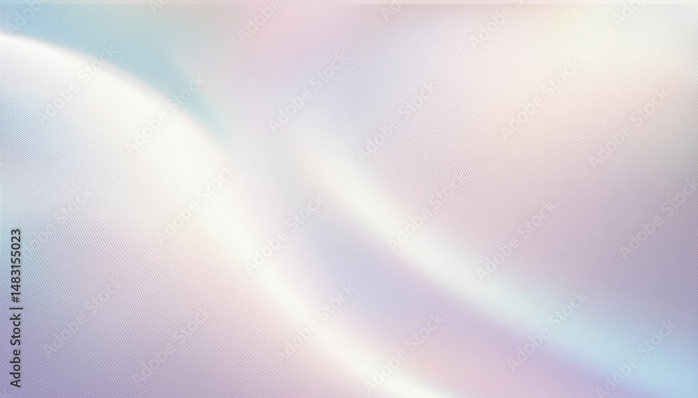 Poster iridescent pastel wave texture with soft gradients for modern web design, luxury branding, and elegant print background

