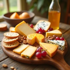 Gourmet Cheese Board Photo – National Cheese Day June 4 Celebration

