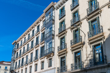 Architecture detail in Madrid, Spain