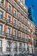 Obraz premium Architecture detail in Madrid, Spain