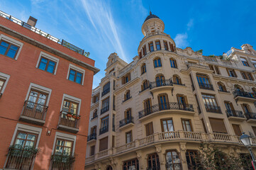 Fototapeta premium Architecture detail in Madrid, Spain