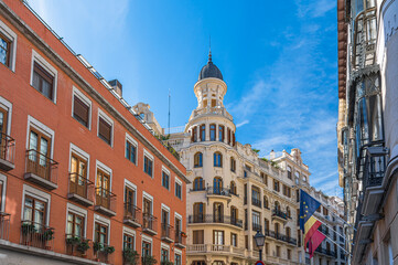 Fototapeta premium Architecture detail in Madrid, Spain