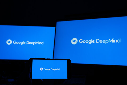 Qingdao,china-may.15.2025:Google DeepMind's AI agent, using Gemini and evolution, creates superior algorithms, improving datacenter scheduling, chip design, and LLM fine-tuning.