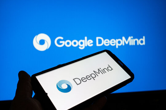 Qingdao,china-may.15.2025:Google DeepMind's AI agent, using Gemini and evolution, creates superior algorithms, improving datacenter scheduling, chip design, and LLM fine-tuning.