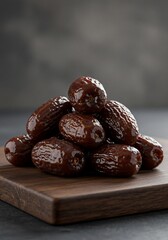 Obraz premium 艶やか光る黒糖蜜棗 上品な甘味