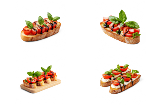 Bite-Sized Bruschetta with Balsamic