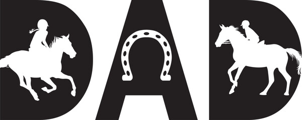 Horse Dad, Horse Riding, Horseshoe