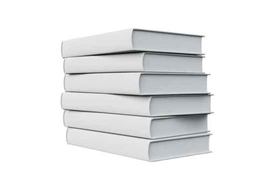 Stack of blank books (1)