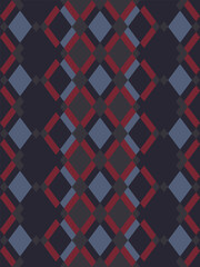 Argyle traditional vector pattern.Seamless geometric illustration pattern.Scotland argyll intarsia pastel element style .Design for fabric clothing,sweater,socks,wrapping,tablecloth,blanket,decoration