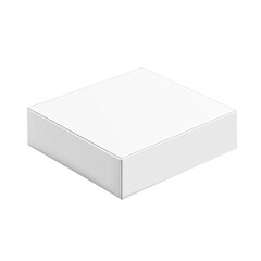 Naklejka premium Blank white square box