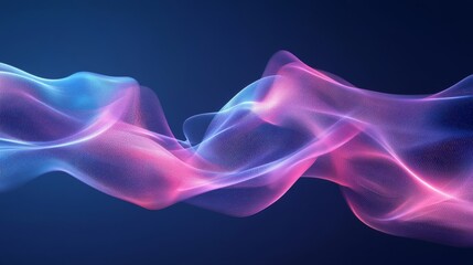Fototapeta premium Abstract display of flowing, vibrant colors in a digital design.