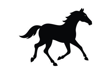 Racehorse Silhouette  Vector bundle  illustration, Racehorse Silhouette 
