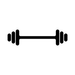 Dumbbell icon. Gym and fitness equipment. Vector illustration 