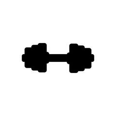 Dumbbell icon. Gym and fitness equipment. Vector illustration 