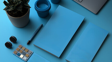 Modern brochure for emergency medical services uses a bold ambulance symbol and clear layout with ample space for contact information conveying urgency and reliability