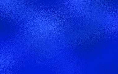 Blue Foil frosted Texture Background with Glass Effect, Illustration. Abstract gradient bright and shiny light reflection rough texture
