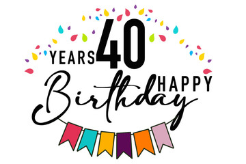 Festive vector illustration with the text 