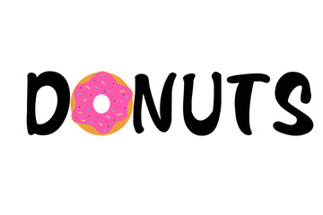 Vector illustration with the word 