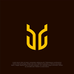 Geometric Emblem in Golden Hue: An Abstract Representation for Modern Branding and Design Initiatives with Symmetry and Sophistication for Eye-Catching Applications