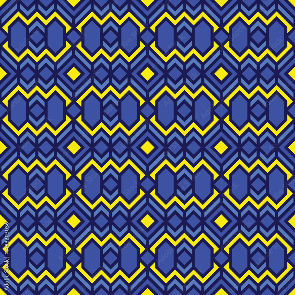 Aufkleber vector geometric ornament in ethnic style. abstract seamless pattern with eps 10. simple modern back