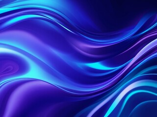 Abstract Motion Graphics - Dynamic Purple and Blue-Green Tech Background