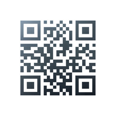 qr code on Transparent Background
