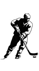 Frozen Fury: A Silhouette of Speed