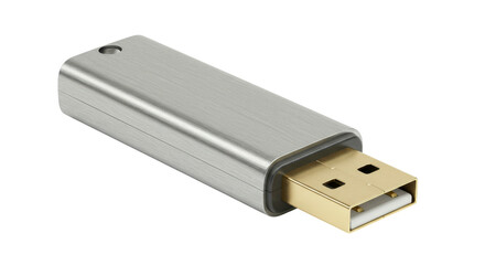 Isolated Metallic USB Flash Drive for Data Storage
