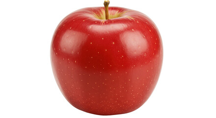 Isolated Red Apple for Healthy Snack and Freshness