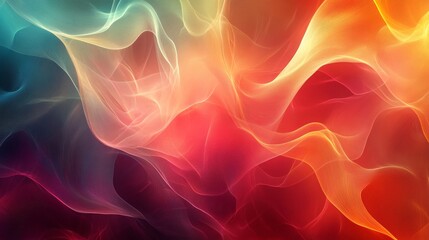 Fototapeta premium Abstract design with flowing, vibrant hues.