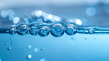 Water Droplets on Glass Surface - Abstract Background