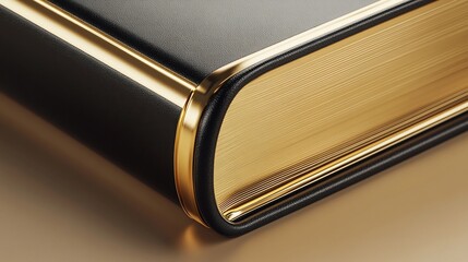 Luxurious book cover detail