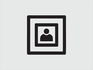 photo add icon sign vector