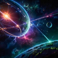 abstract space background