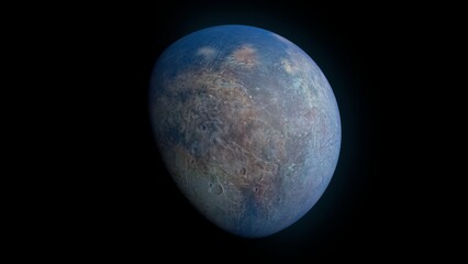 Planet 10 – High-Resolution Visualization of a Hypothetical Distant World