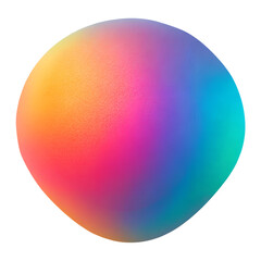 Gradient Blob on Transparent Background