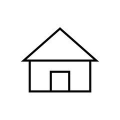 house icon on white background