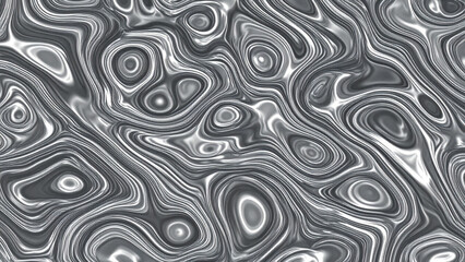 Fototapeta premium Liquid Mercury Effect with Metallic Reflections