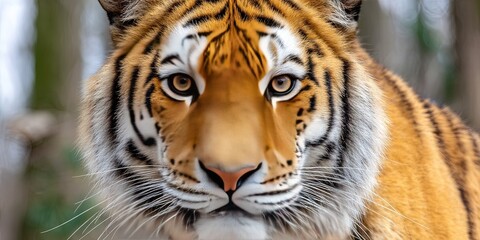 Naklejka premium wildlife photo of tiger in natural habitat