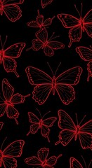 Fototapeta premium Crimson Flutter