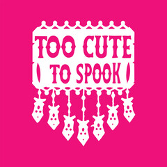 Too Cute to Spook with Ghost Tassels