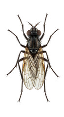 Naklejka premium Detailed fly portrait captivating intricate design