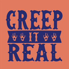 Creep it Real in Blue and Orange