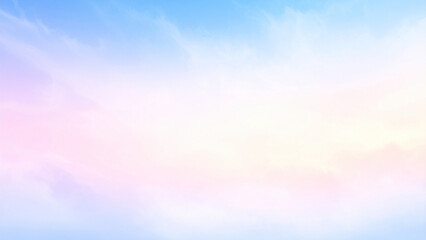 Ethereal Cloud and Mist Background in Soft Gradients
